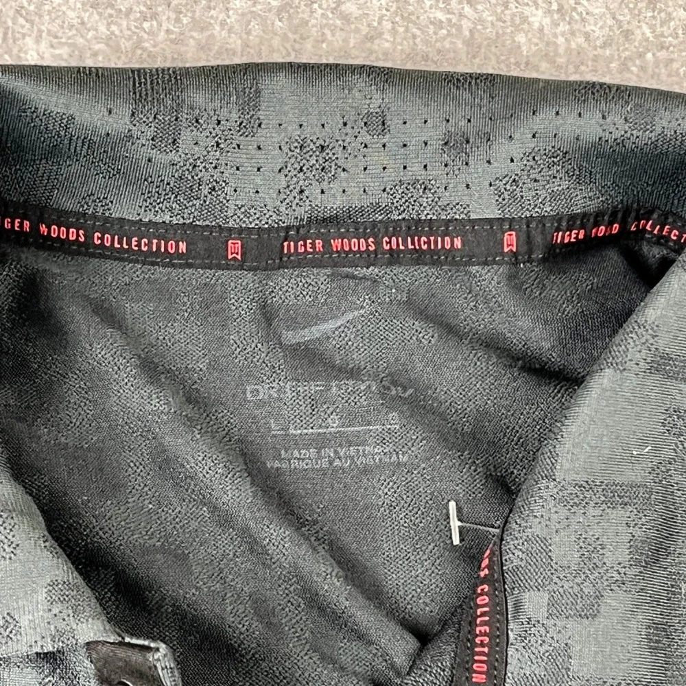Nike Polo Mens Large Gray Tiger Woods Collection Dri-FIT ADV Golf CU9528-010 - Picture 4 of 9